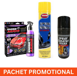 Pachet promotional curatare si intretinere auto 3 produse 