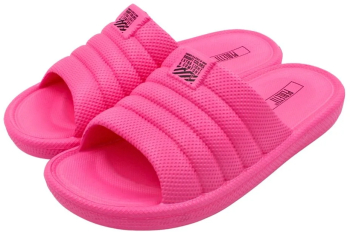 Papuci de dama roz neon ultra confortabili Perletti 40 EU 