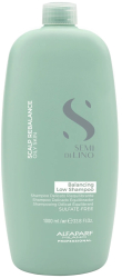 Sampon delicat si revitalizant pentru par si scalp gras Alfaparf Milano Semi Di Lino 1000 ml 