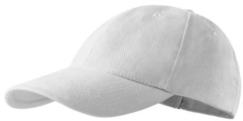 Sapca unisex 6P 305 Malfini Alb reglabila 