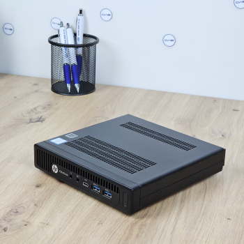 Unitate PC Second Hand HP ELITEDESK 800 G2 DM 65W USFF Procesor I5 6500 Memorie RAM 8 GB SSD 256 GB NVME Windows 10 Pro 
