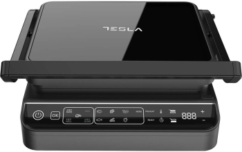 Gratar Electric TESLA GR500BG 6 Programe Control Digital 2000W Negru 