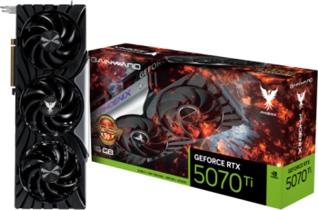 Placa video Gainward Phoenix GS V1 NVIDIA GeForce RTX 5070 Ti 16GB GDDR7 256 bit DLSS 4 