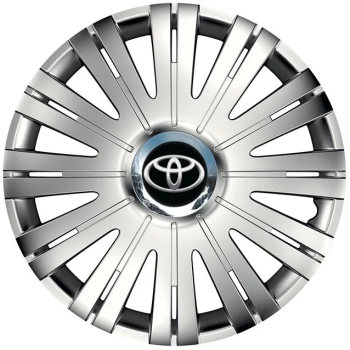 Set 4 capace roti Cu Inel Cromat Active R15 pentru gama auto Toyota 