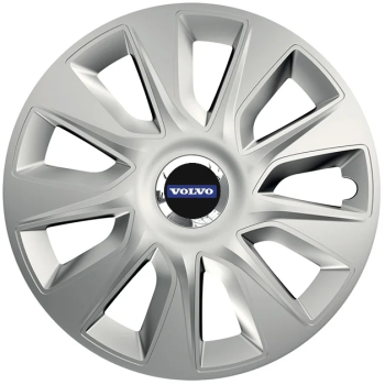 Set 4 capace roti Cu Inel Cromat Stratos R15 pentru gama auto Volvo 