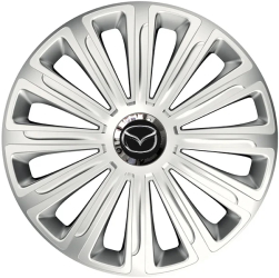 Set 4 capace roti Cu Inel Cromat Trend R14 pentru gama auto Mazda 