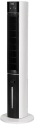 Ventilator turn cu umidificare Alb/Negru 60 W Telecomanda 975 x 290 x 290 mm Silentios 65 dB Rezervor apa 3 l Oscilatie Timer 