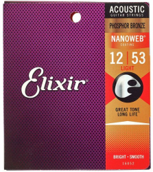 Corzi Chitara Acustica Elixir 16052 Nanoweb Light Phosphor Bronze