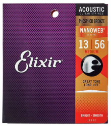 Corzi Chitara Acustica Elixir 16102 Nanoweb Medium Phosphor
