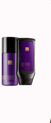 Set deodorant spray 150 ml si gel de dus 2 in 1 pentru par si corp 250 ml Black Suede Charm Avon 