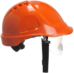 Casca de protectie cu vizor PW55 Endurance Portwest Portocaliu 