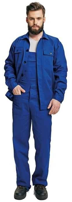 Costum de protectie Salopeta+Jacheta din doc CERVA-BE-01-005 60 Albastru Regal 