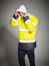Geaca de protectie Contrast Traffic Hi-Vis 4-in-1 Portwest-S471 XL Galben 