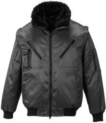 Geaca de protectie PILOT cu manecile si captuseala detasabile-PJ10 Negru XXXL 