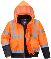 Jacheta Bomber de protectie HiVis Two Tone Portwest-S266 S Portocaliu 
