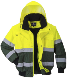 Jacheta de protectie 2 in 1Hi-Vis Bomber Portwest-C565 XL Galben 