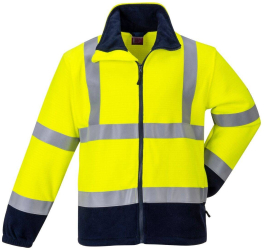 Jacheta de protectie din Fleece HiVis Ignifug FR31 Antistatic S Galben 