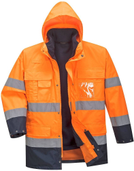 Jacheta de protectie Hi-Vis Lite 3- in-1 Portwest-S162 S Portocaliu