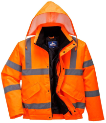 Jacheta de protectie reflectorizanta Bomber Portwest-S463 Portocaliu 6XL