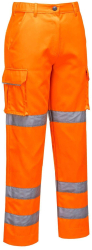 Pantaloni de protectie reflectorizanti pentru dame Portwest-LW71 S Portocaliu 