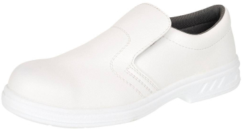 Pantofi de protectie albi Slip On O2 fara bombeu Portwest-FW58 42 