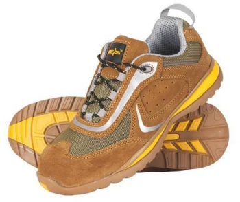Pantofi de protectie BRGRIT SB cu bombeu din otel REIS Masculin 46 Maro 