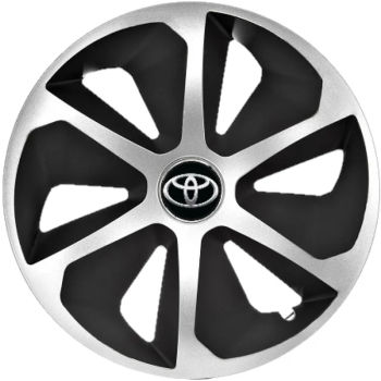 Set 4 capace roti Roco Gri-Negru R15 pentru gama auto Toyota 