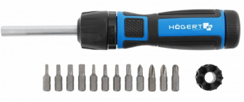 Adaptor biti Hogert HT1S215 cu angrenaj 13 elemente 