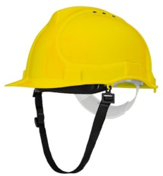 Casca de protectie Bratek cu ventilatie in doua puncte marimea universala Galben 