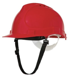 Casca de protectie Bratek cu ventilatie in doua puncte marimea universala Rosu 