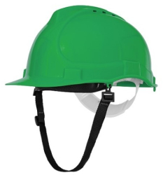 Casca de protectie Bratek cu ventilatie in doua puncte marimea universala Verde 