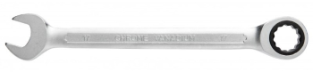 Cheie combinata Hogert HT1R014 cu clichet otel CrV 14 mm 72 T 