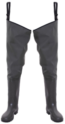 Cizme-pantalon de protectie Waders Fisher din PES acoperit cu PVC 41 