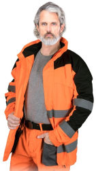 Geaca de protectie Torton reflectorizanta cu gluga M 
