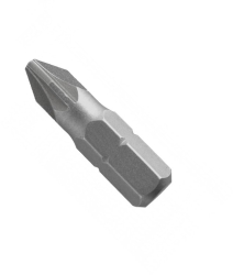 Set 5 biti pentru surubelnita Hogert hexagonal PZ2 25 mm otel S2 