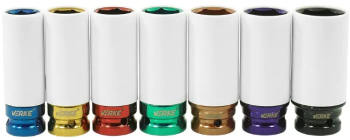 Set 7 chei tubulare Verke V86101 de impact 1/2 