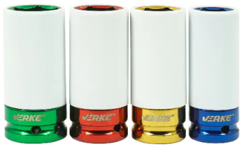 Set chei tubulare Verke V86102 de impact 1/2 