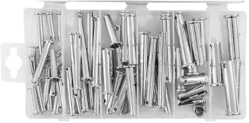 Set stifturi cu cap si gaura Verke V06715 60 buc 