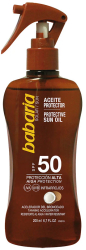 Ulei protectie solara SPF50 & accelerator bronzare tip spray Cocos Babaria 200 ml 