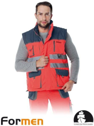 Vesta de protectie reflectorizanta izolata-LH-FMNX-V Rosu XL 