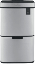 Cos de gunoi cu senzor Les Collectors N1012 47+11+11+4 litri 4 compartimente inox 