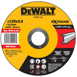 DeWALT - Disc debitare metal 125x22.23x3mm DT43911-QZ 