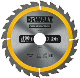 DeWALT - Set discuri pentru fierastrau circular 190x30mm 24 dinti DT1944-QZ 