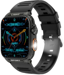 Smartwatch COOSTAR® Ceas Inteligent cu functii avansate EM-CR100 Ecran 1 91&rdquo LCD HD Rezolutie 320 x 380 px Bluetooth 5.0 lanterna 