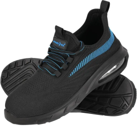 Pantofi de protectie Reis BN-WAVE S1 PL SR FO cu bombeu metalic Albastru 46 