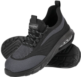 Pantofi de protectie Reis BR-WAVE S1 PL SR FO cu bombeu metalic culoarea Gri Negru 42 