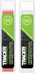 Set de 12x Mine Alternative Pentru Creion Tracer Deep Hole - 12 x 2.8 mm Mine Colorate 6 x Rosu & 6 x Alb