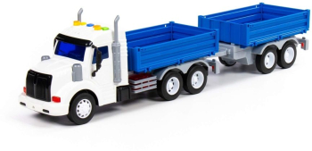Camion cu remorca lumini si sunete 53 cm Polesie 
