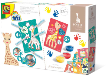 Coloreaza si picteaza Girafa Sophie 