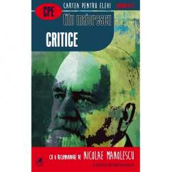 Critice Cartea Romaneasca - Titu Maiorescu 